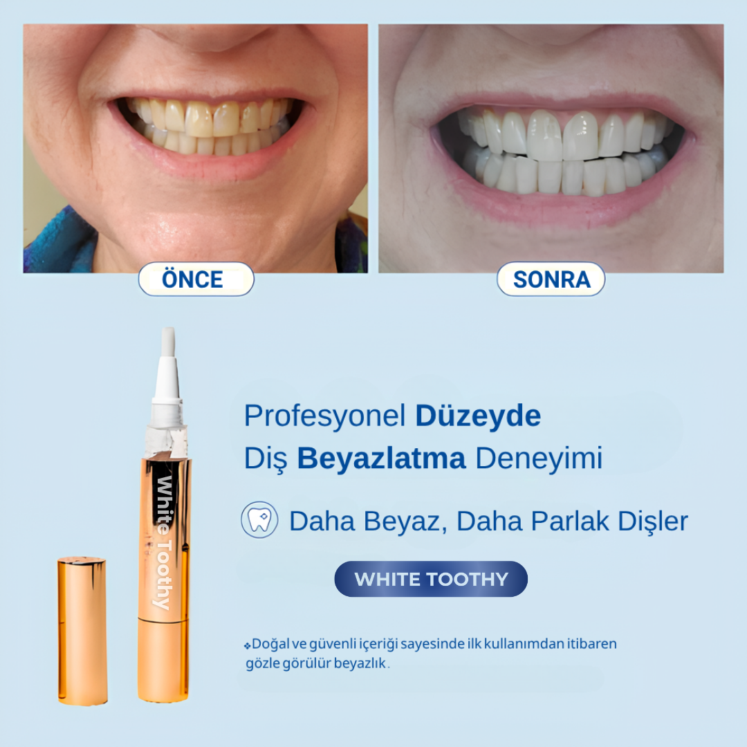 Toothy Bright | Diş Beyazlatıcı Kalem – Hızlı & Pratik Beyaz Gülüş