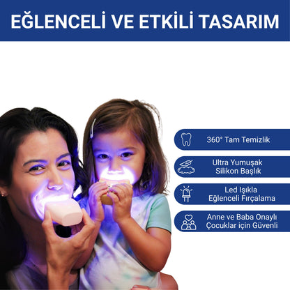 Toothy 360 Kids | Çocuklar İçin Otomatik Diş Fırçası – Hızlı ve Derin Temizlik