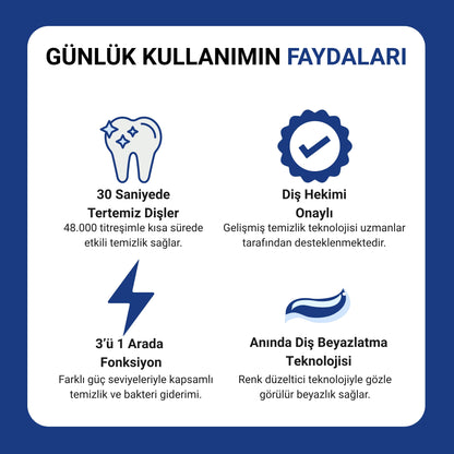 Toothy 360 Adult | Yetişkin Otomatik Diş Fırçası – Hızlı ve Derin Temizlik